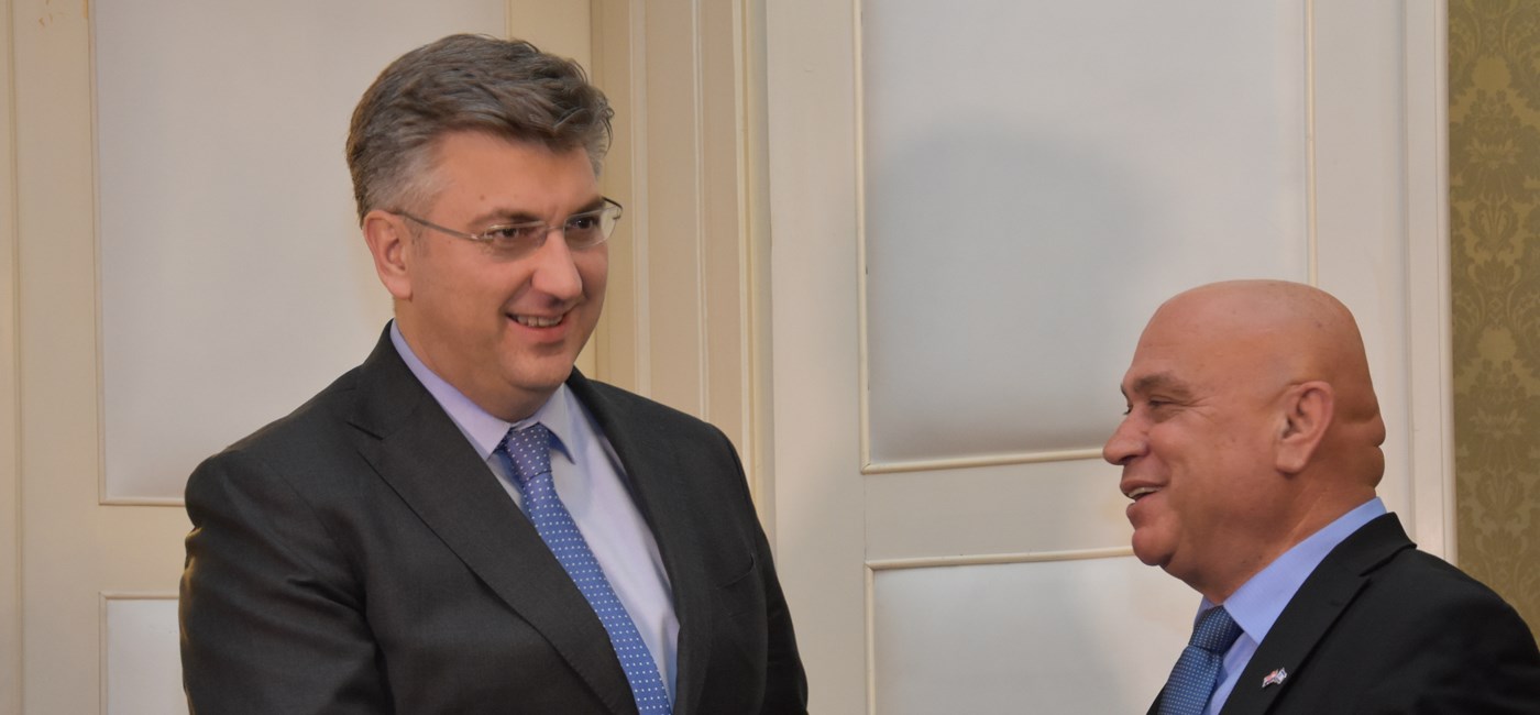 Croatian PM receives Knesset deputy speaker